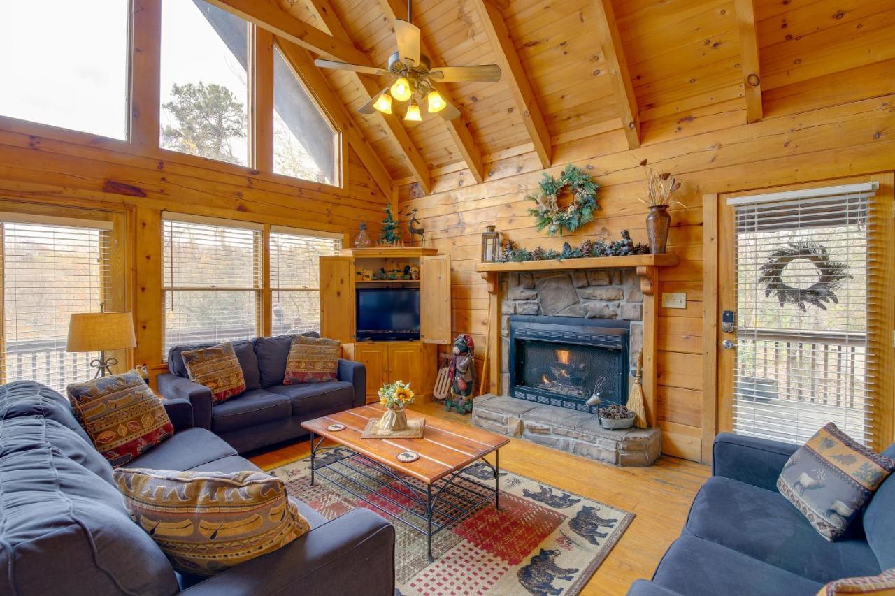 Smoky Mountains Cabin With Hot Tub, Deck And Views! เซอเวียร์วีล ภายนอก รูปภาพ