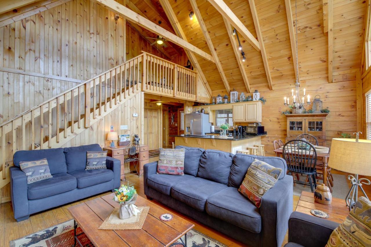 Smoky Mountains Cabin With Hot Tub, Deck And Views! เซอเวียร์วีล ภายนอก รูปภาพ