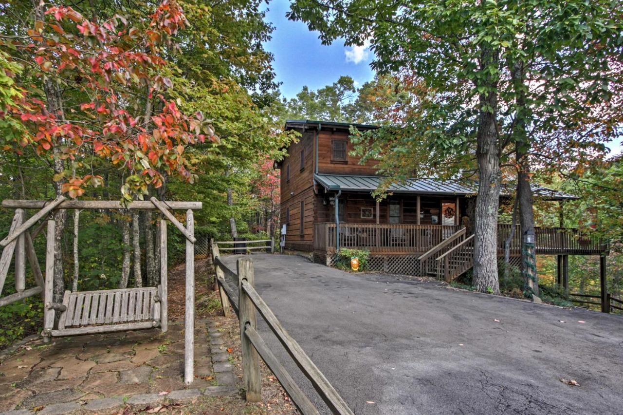 Smoky Mountains Cabin With Hot Tub, Deck And Views! เซอเวียร์วีล ภายนอก รูปภาพ