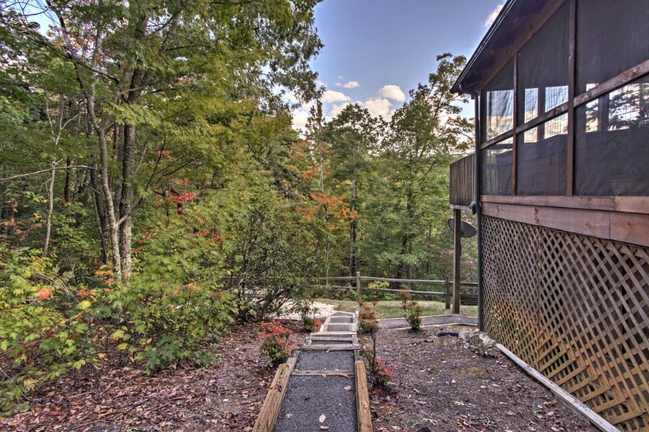 Smoky Mountains Cabin With Hot Tub, Deck And Views! เซอเวียร์วีล ภายนอก รูปภาพ